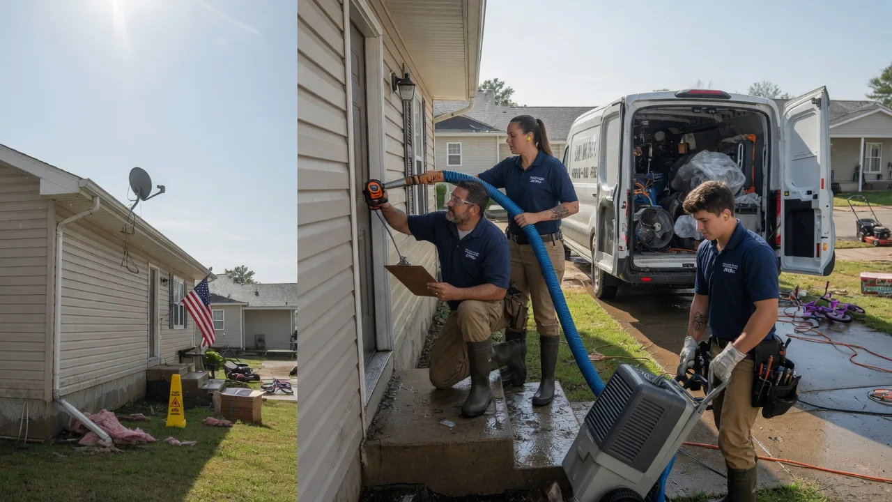 Ceiling Water Damage Restoration in Peoria, IL near me